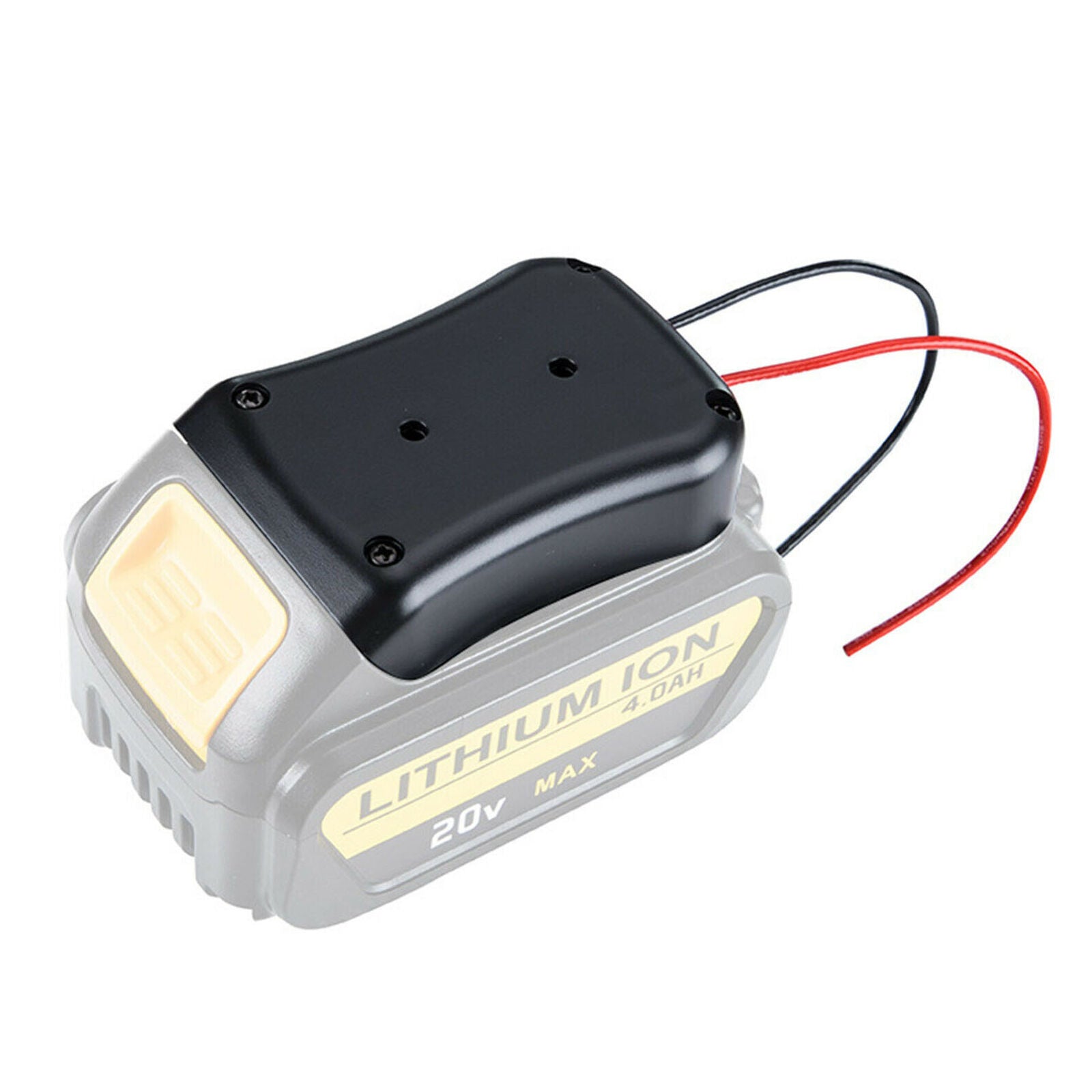 Wired Battery Adapter for Dewalt 18V Dock Power Connector 12 Gauge Robotics