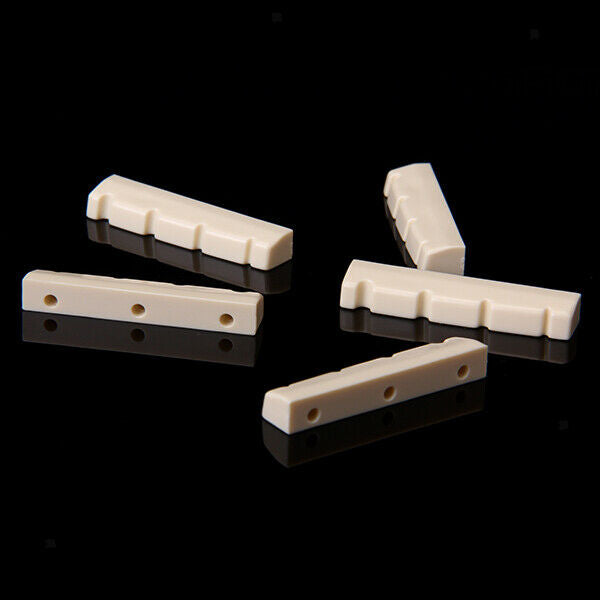5pcs  Nut Slotted For Electric Guitar For 4 String Bass Durable Parts NEW