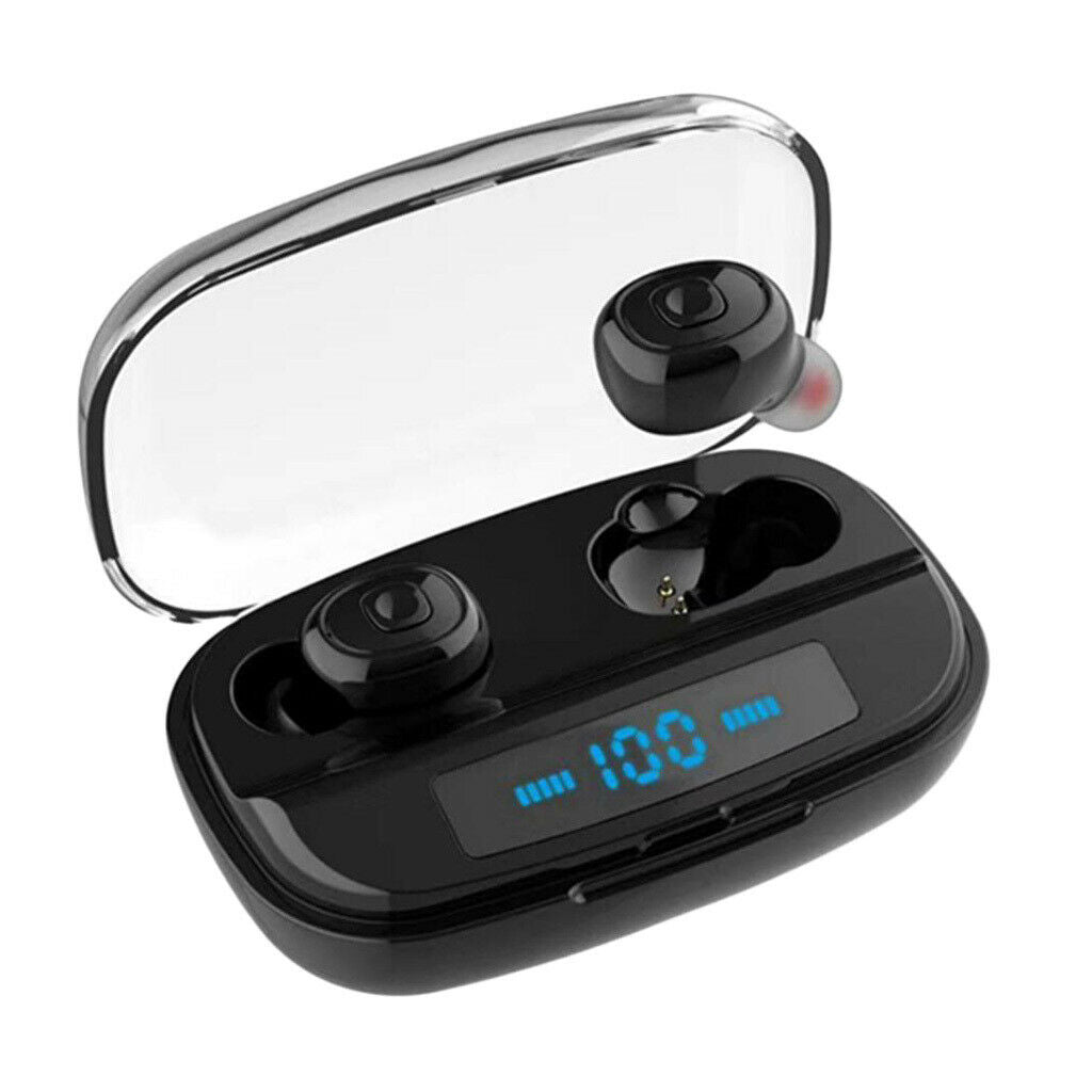 The New TWS Wireless Mini Earphone 5.0 Waterproof Display Bluetooth Headset