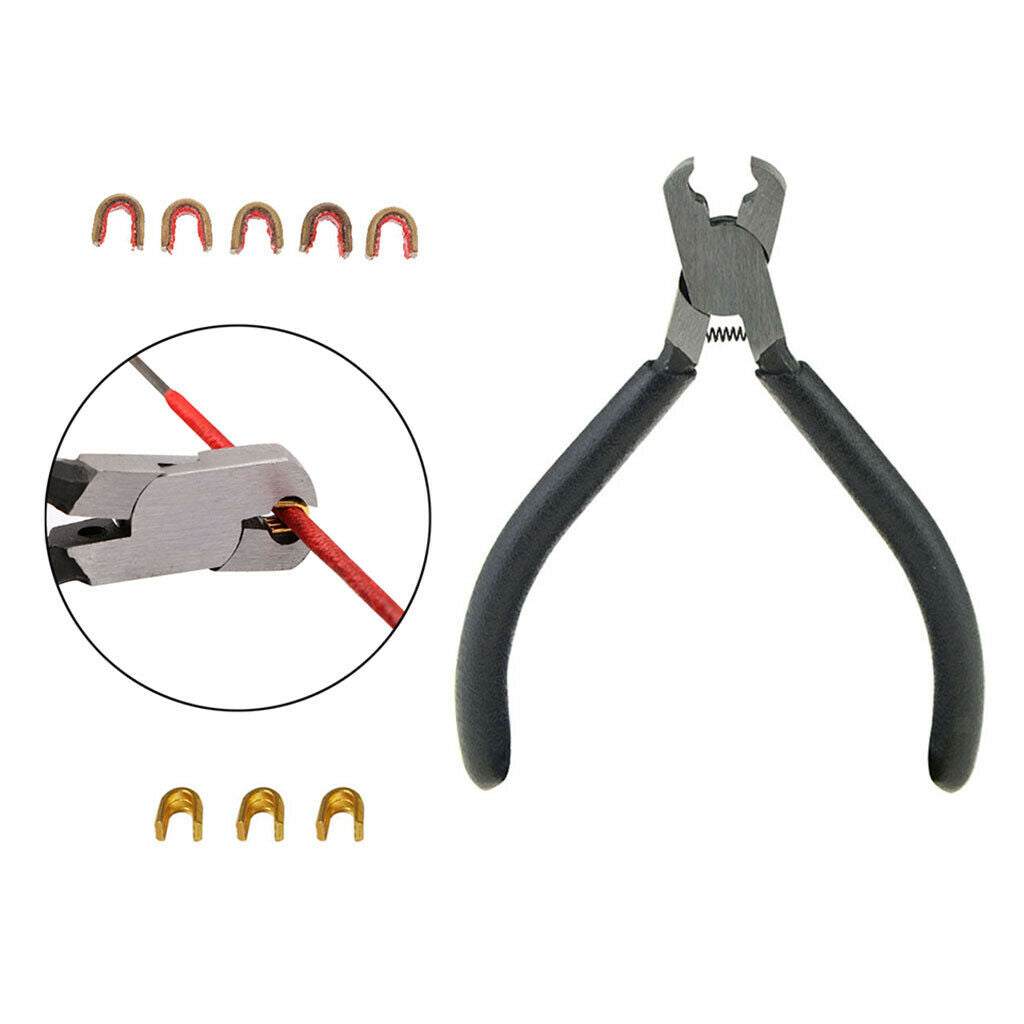 Durable Bow Nocking Points Pliers Bowstring Clip Plier 8pcs Nocking Point