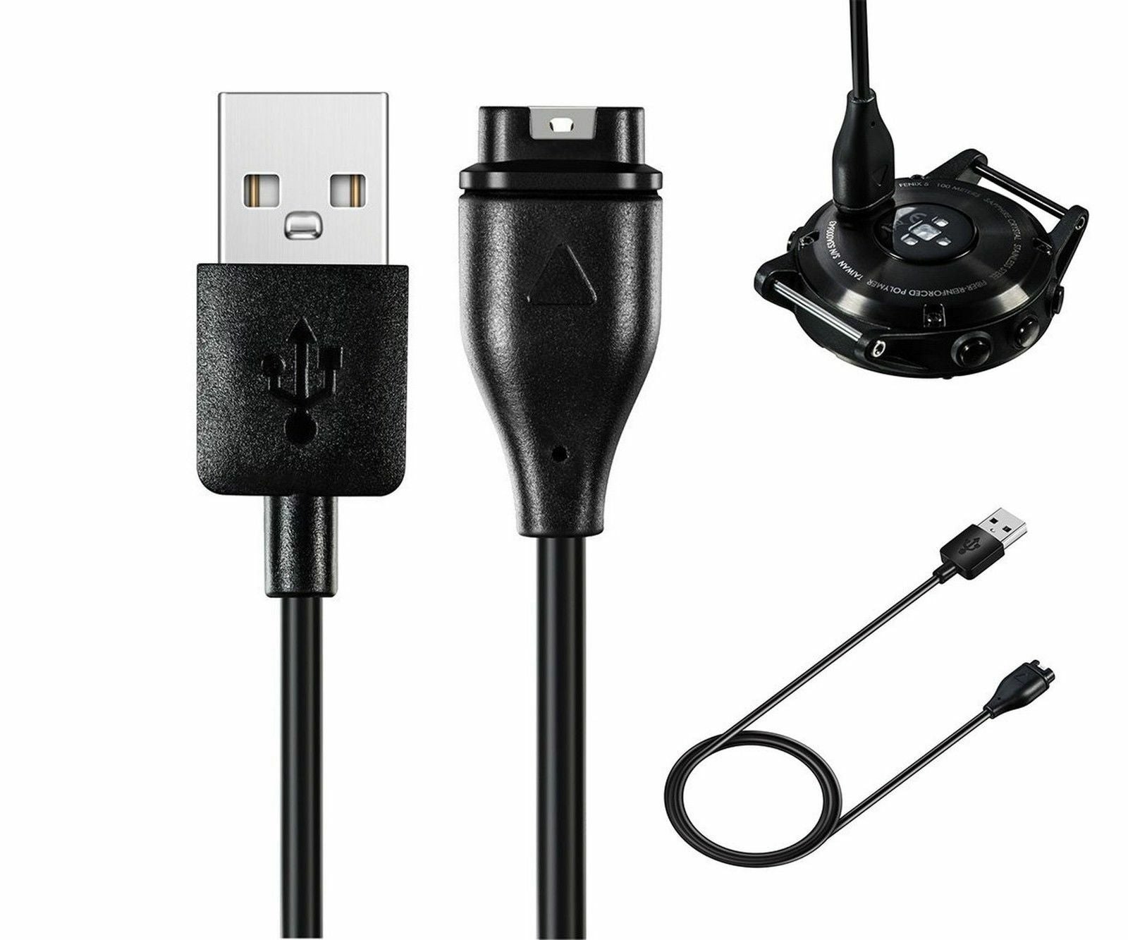 Portable USB Charging Cable Charger Dock Sync Data for Garmin Fenix5 5S 5X New