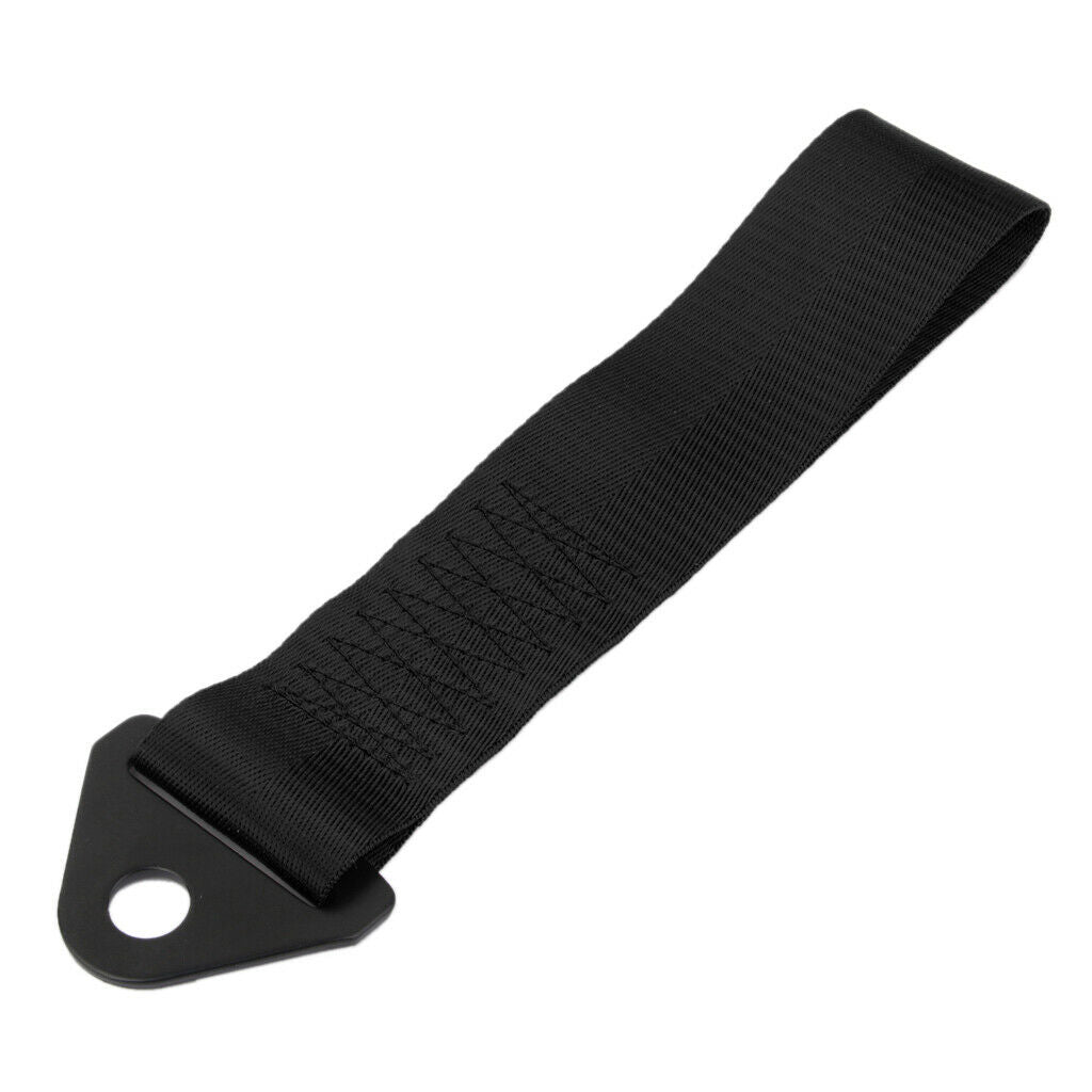 24cmx5cm Heavy Duty Nylon Tie Down Ratchet Strap Set Car Trailer Boat Black