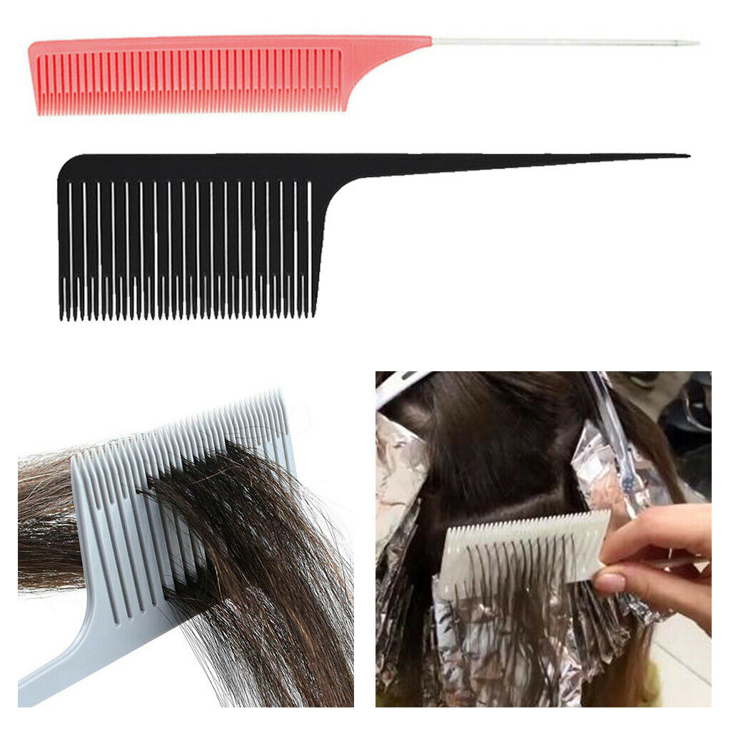 Professional Weave Highlighting Foiling Hair Combs Styling Dyeing Comb