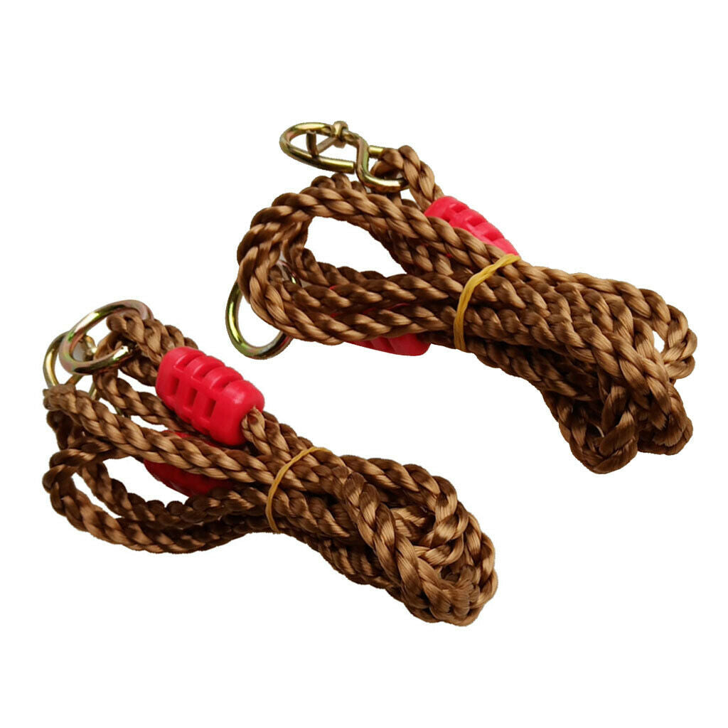 2Pieces Adjustable Nylon Swing Rope Hammock Hanging Tree Strap Extension