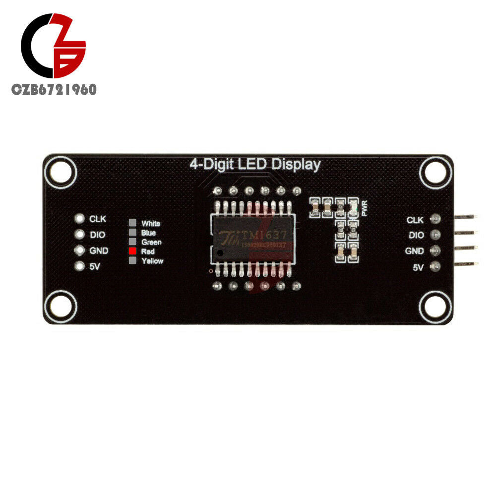 Red 0.56 Inch TM1637 4-Bits Digital LED Display Clock Tube Display for Arduino