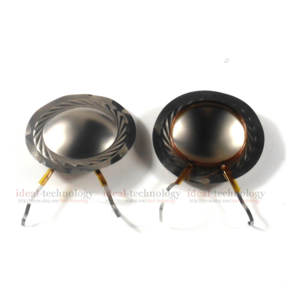 2 pcs Flat Wire  1 1/2" (38.5mm)  Titanium alloy diaphragm Voice Coil  Repair