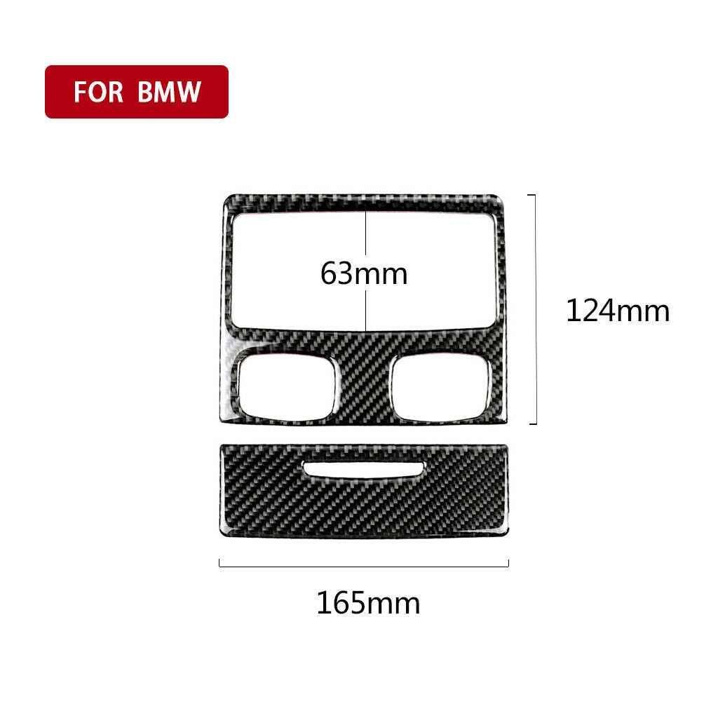 Carbon Fiber Car Air  Vent Cover Trim for BMW E90 E92 E93 2005-2012
