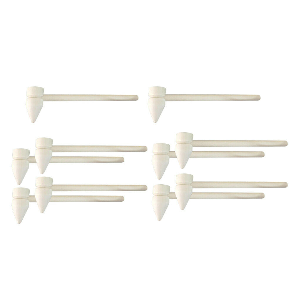 10pcs Lightweight Mini Wooden Hammer Mallet for Crab Lobster Seafood