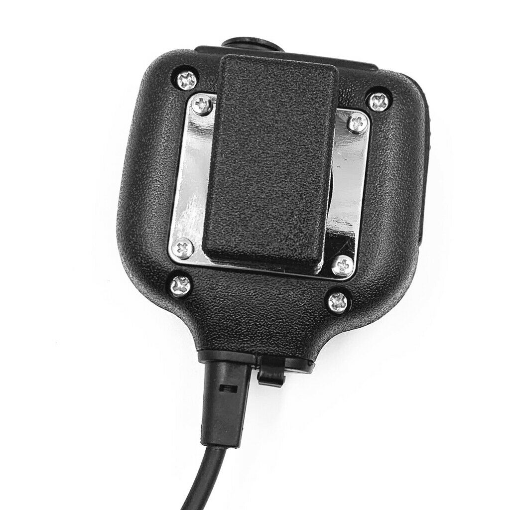 Two-Way Radio Waterproof Remote Speaker Microphone Black For   Radio
