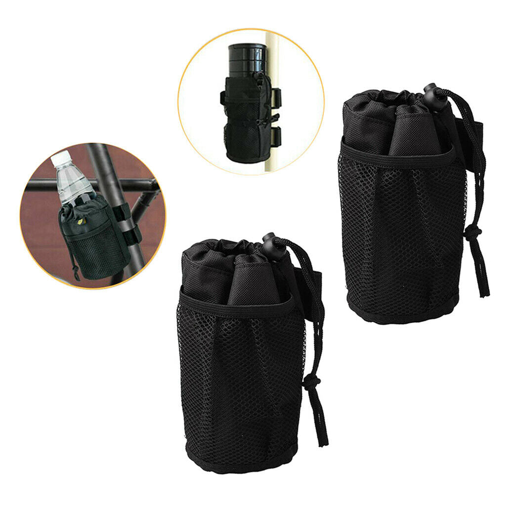 2pcs Bike Bracket Bicycle Rollator Drink Cup Holder Rack Stand Universal