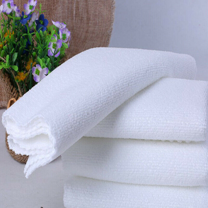 1pc White Cotton Bath Towel Beauty Sheet Foot Massage Sauna Shower Tow YU.l8