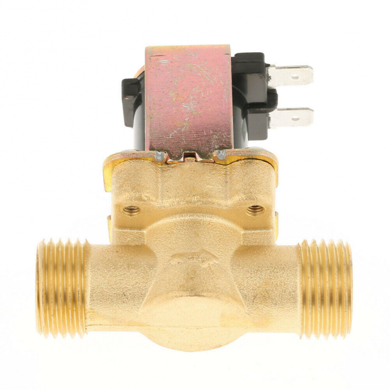 Normally Closed Water Valve Dc12V Full Copper External Thread Solenoid Valve
