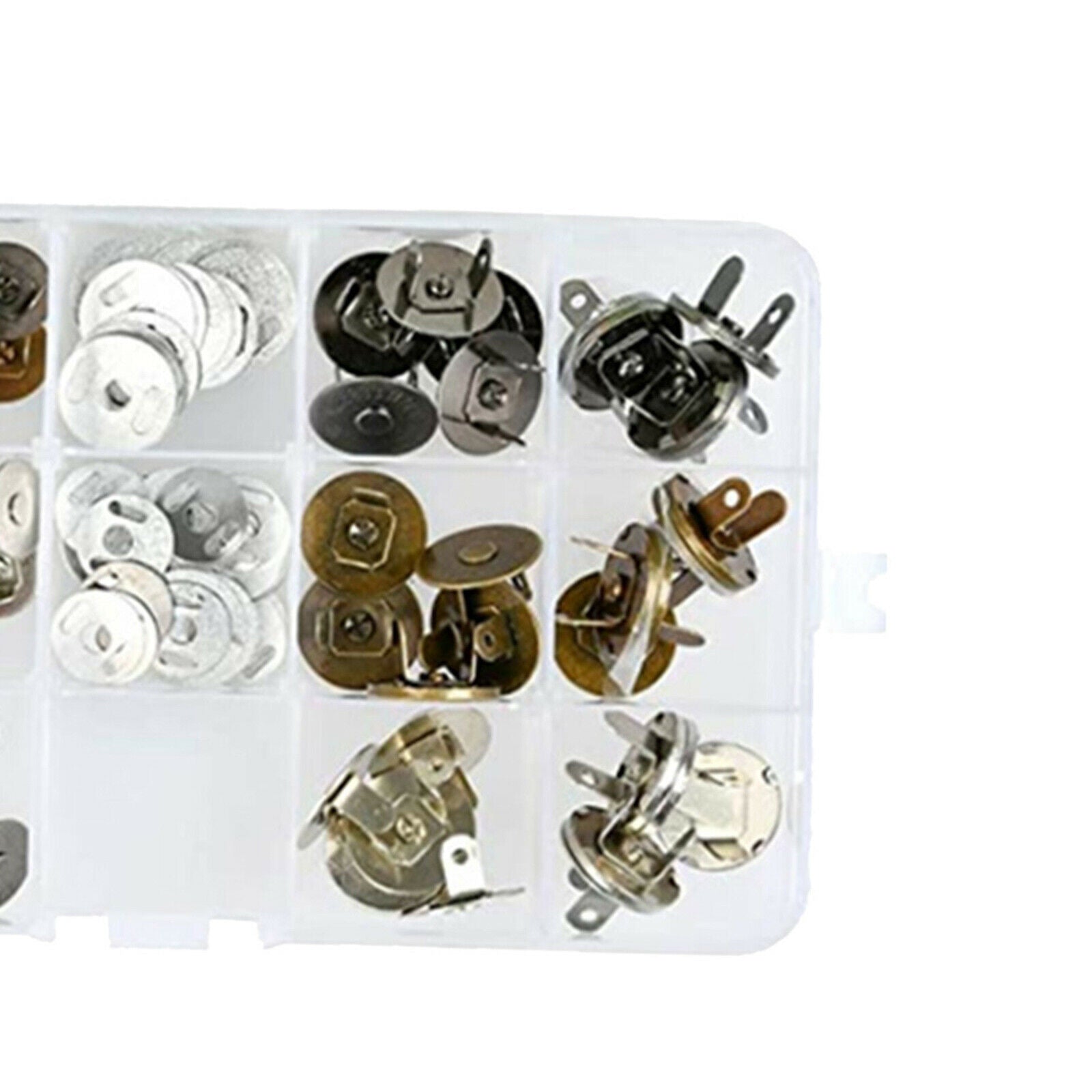 14/18mm Magnetic Snap Fastener Button for Purses Sewing Craft Bags Cloth 30x