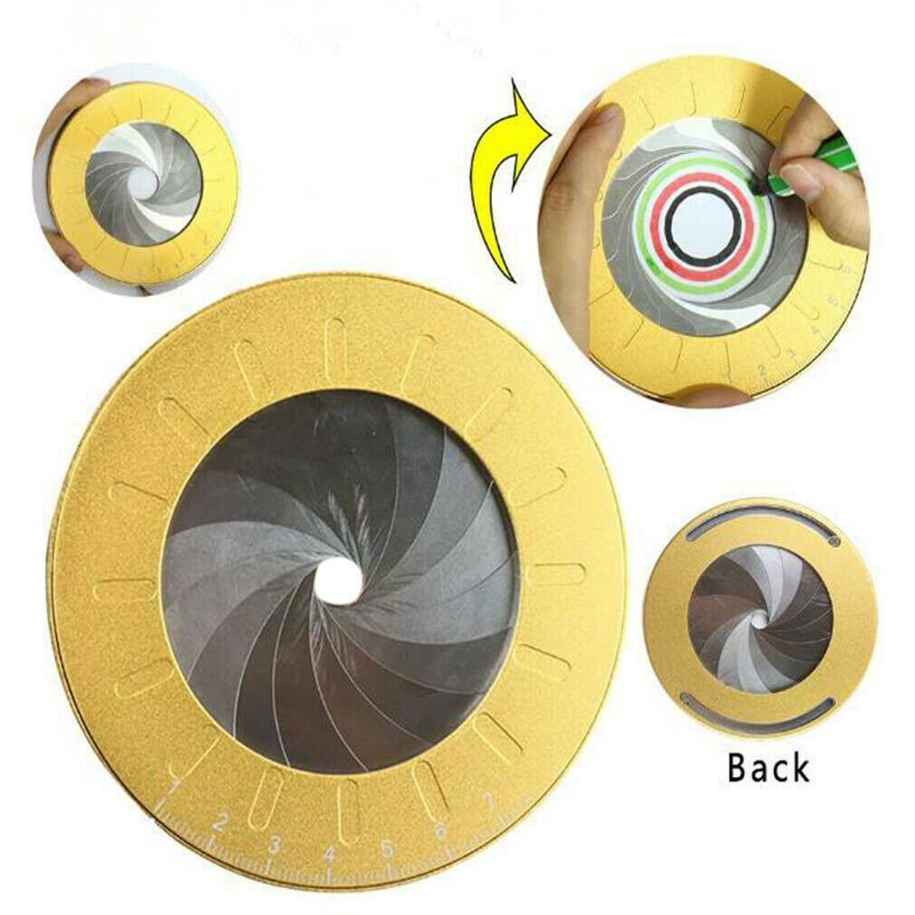 Adjustable Stainless Steel Woodworking Measuring Ruler Circle Drawing Tool