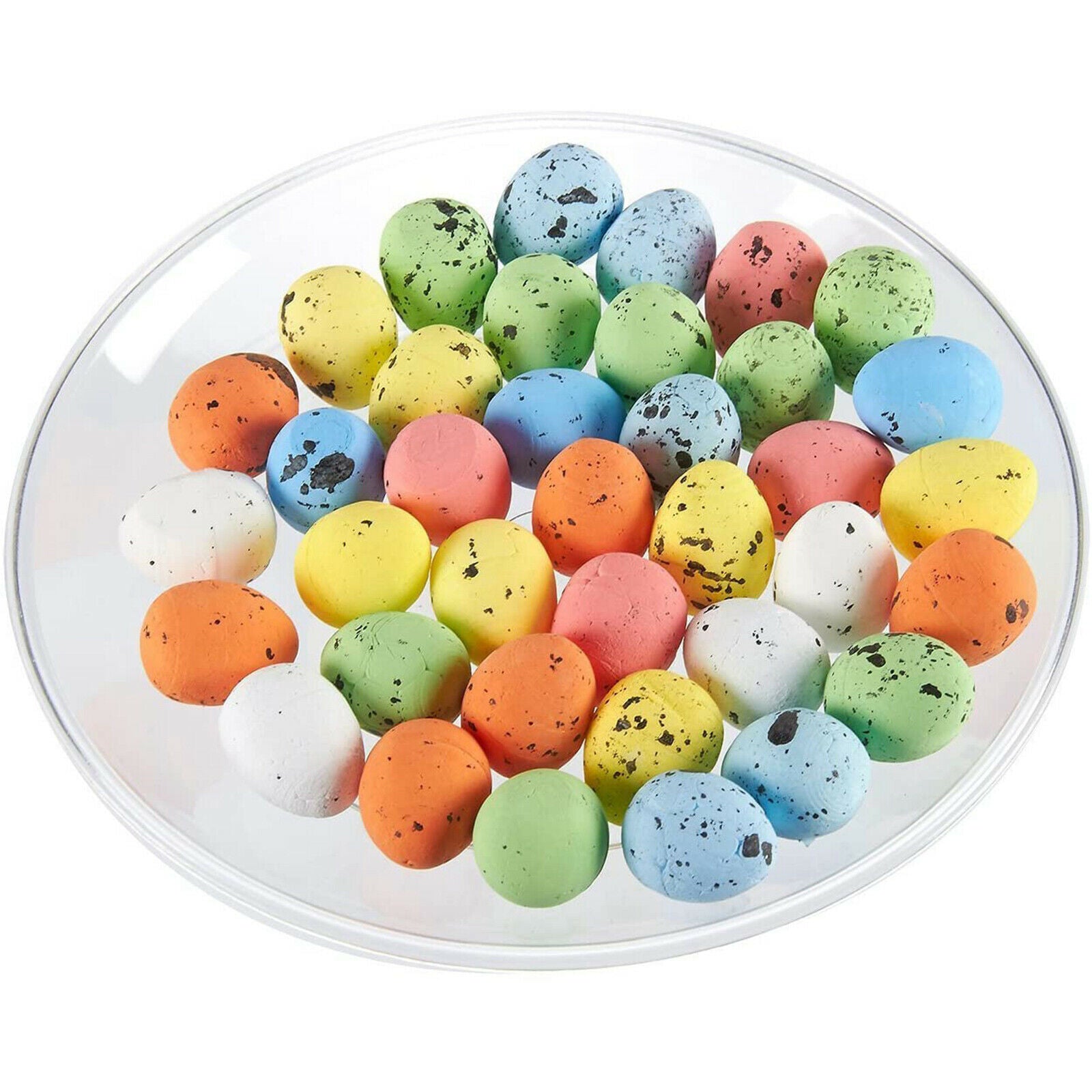 30 Pieces Colored Imitation Easter Eggs Basket Party Home Crafts Decorations