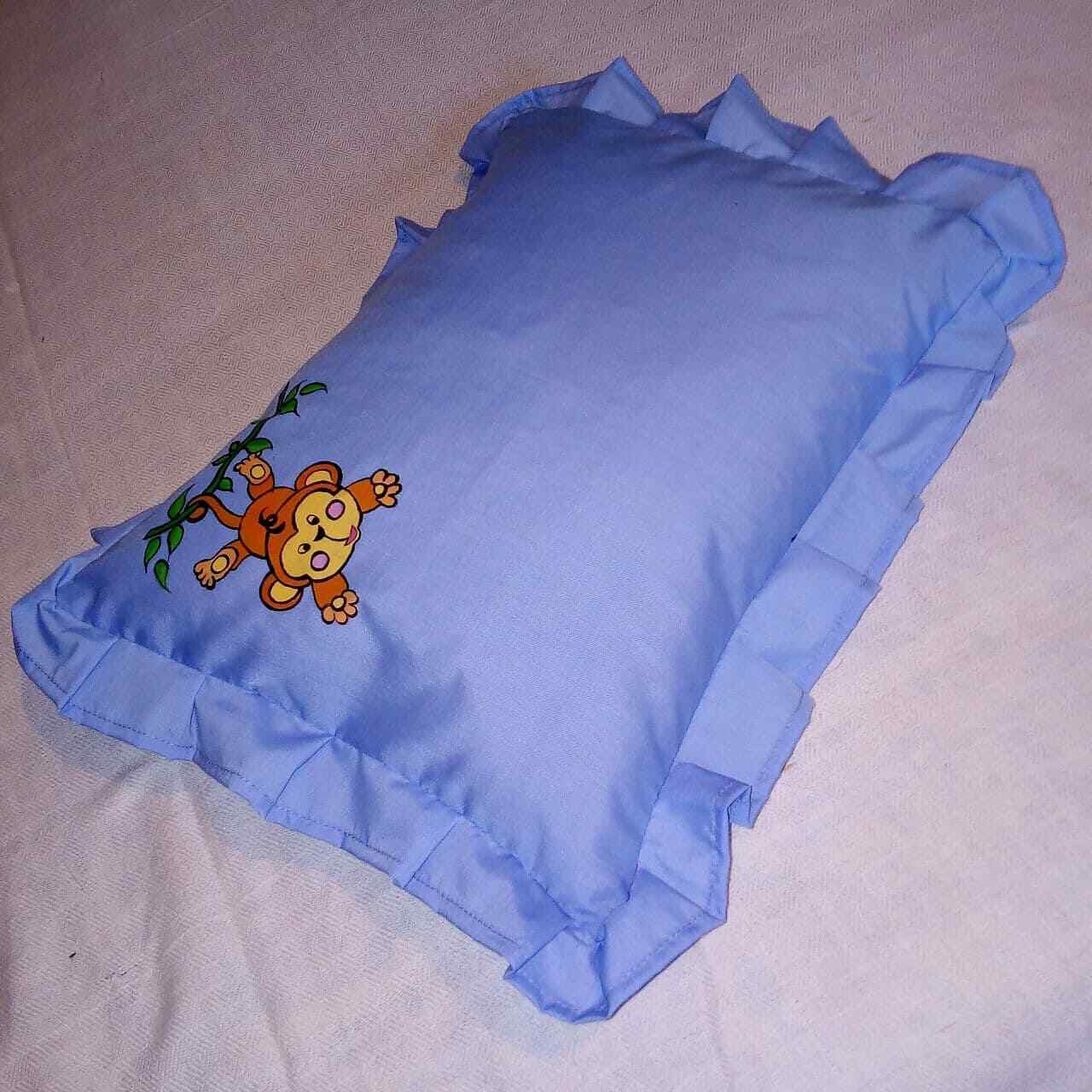 Eco Friendly  Kids  Baby Boy Girl Blue Pillow Cases  Reusable Handmade Fabric