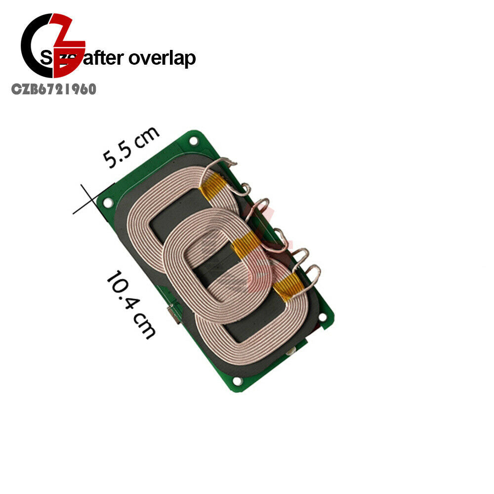 12V 5V 2A Qi Wireless Quick Charger 5/10/15/18/20W Charging Transmitter Module