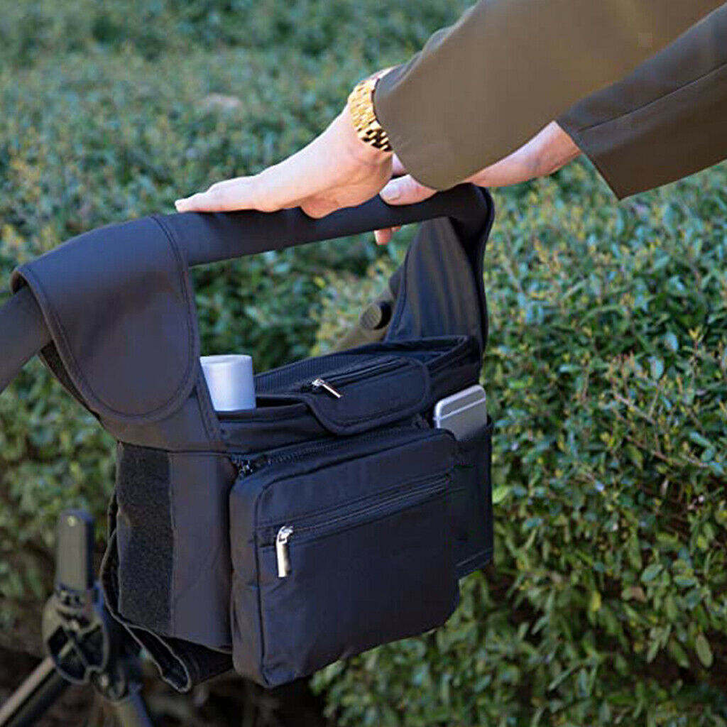 Baby Bag Organizer with Insulated Cup Holders for Smart Moms. Diaper Storage