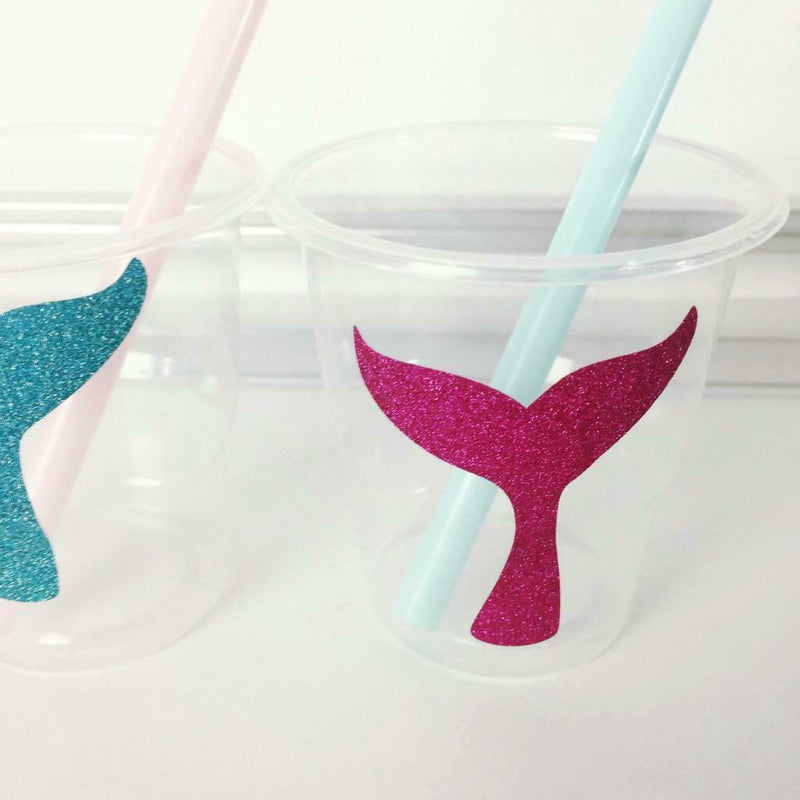 12pack Shiny Mermaid Paper Stickers Bottle Cup Label DIY Art Craft Party