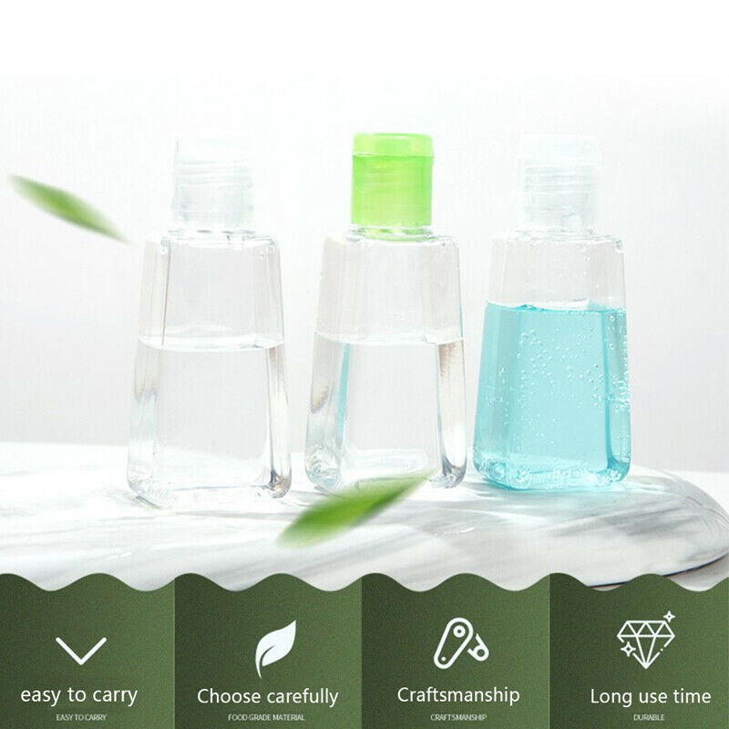 10xEmpty Hand Soap Bottles, Portable Travel Plastic Bottles, Reusable Leak ProSJ