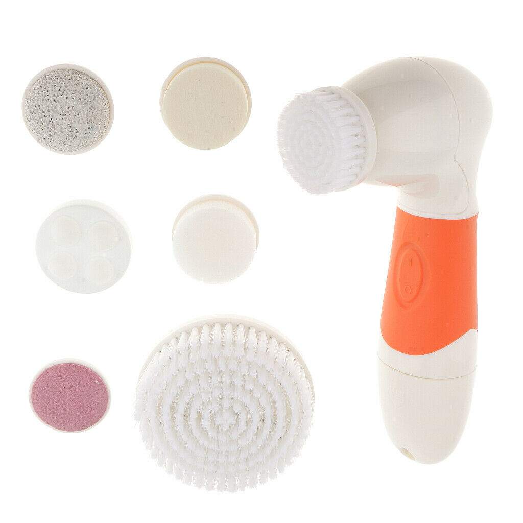 7 in 1 Waterproof Facial Cleansing Brush Electric Face Skin Clean Scrubber#3