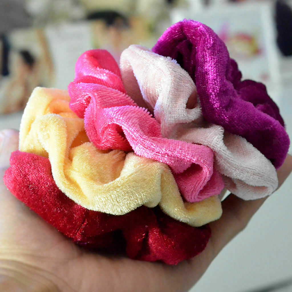5xColorful Hair Band Girl Gifts Party Wedding Hair Tie Women Hair Jewelry