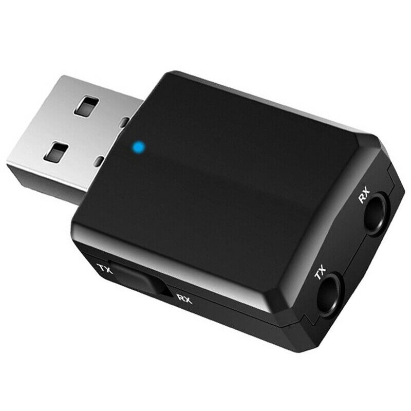 USB Bluetooth 5.0 Transmitter Receiver Adapter Dongle Audio 3.5mm AUX for P G6U5