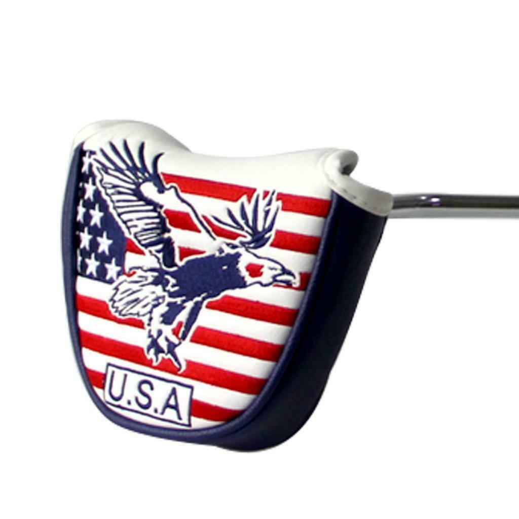 Square Golf Putter Head Covers & Magnetic Closure for Most Brands Blade -