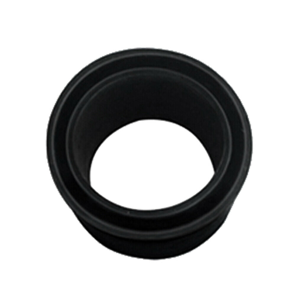 2X 10 Pieces Black Rubber Fishing Rod Holder Pole Rest Rack Insert Protectors