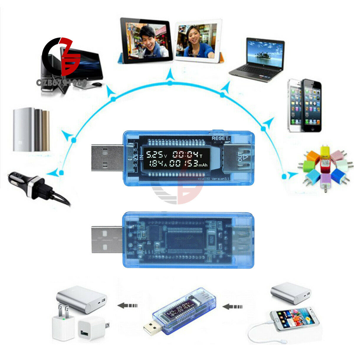 USB Charger Doctor Voltage Current Meter Detector Voltmeter Ammeter Tester
