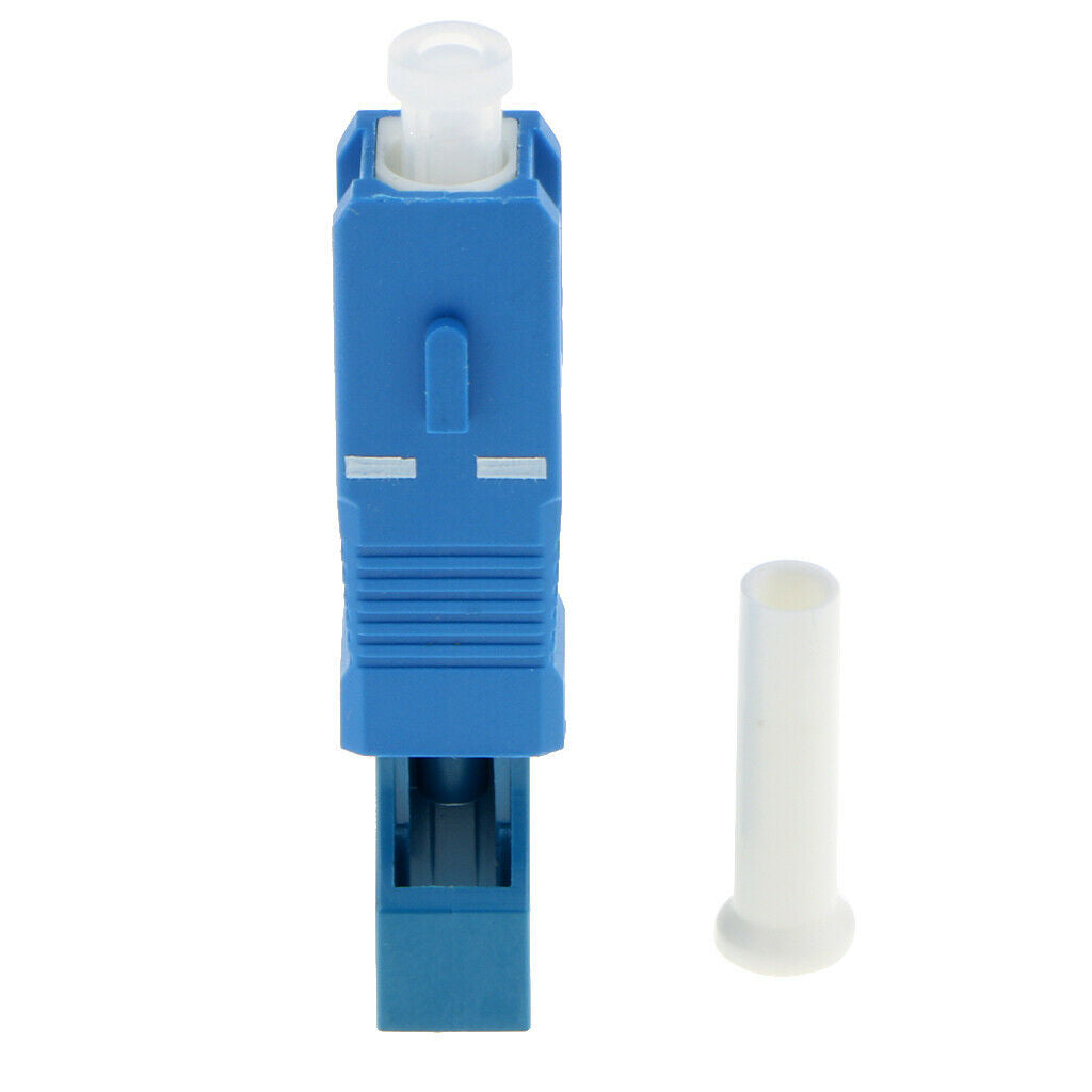 2.5 to 1.25mm SC to LC SM Fiber Optic Connector Adapter Connector Blue