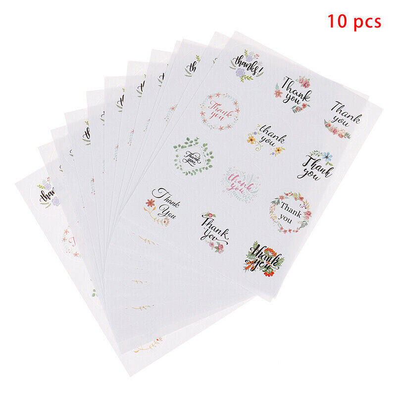 120pcs MultifunctionalFlower Paper LabelSticker for Business,Gift Wrappin.l8