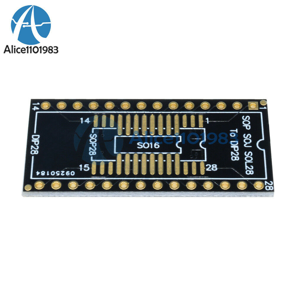 2PCS SOP16 SOP28 To DIP16 DIP28 SSOP28 TO DIP28 Adapter PCB Conveter Board