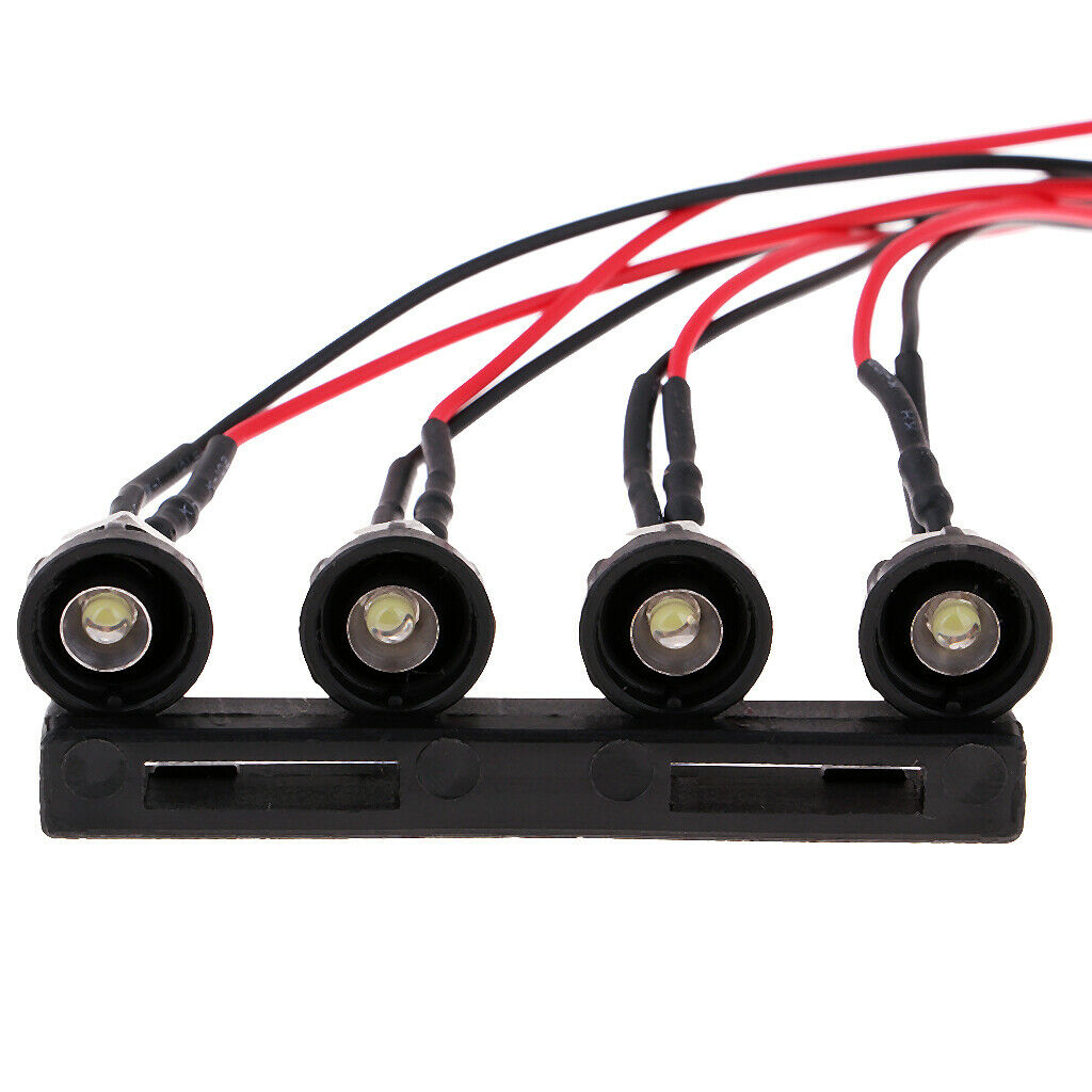 4LED Roof Lamp Light Bar Kit For WPL 1/16 RC Pickups