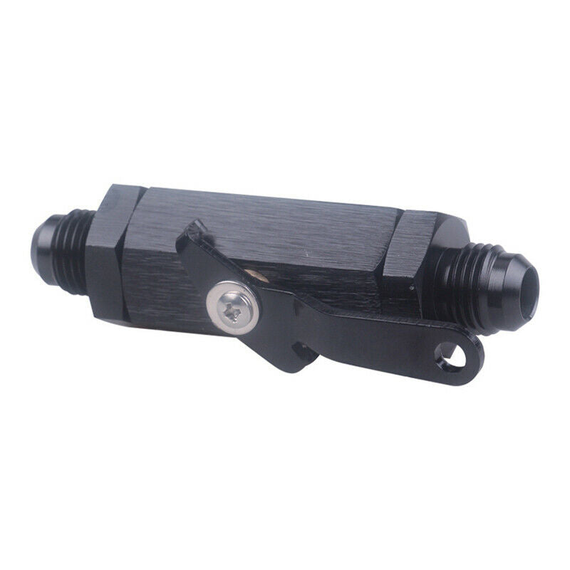 6AN Fuel Tank Handle Cut Off w/ Cable Lever Safety Roll Aluminium Shut Off Valve