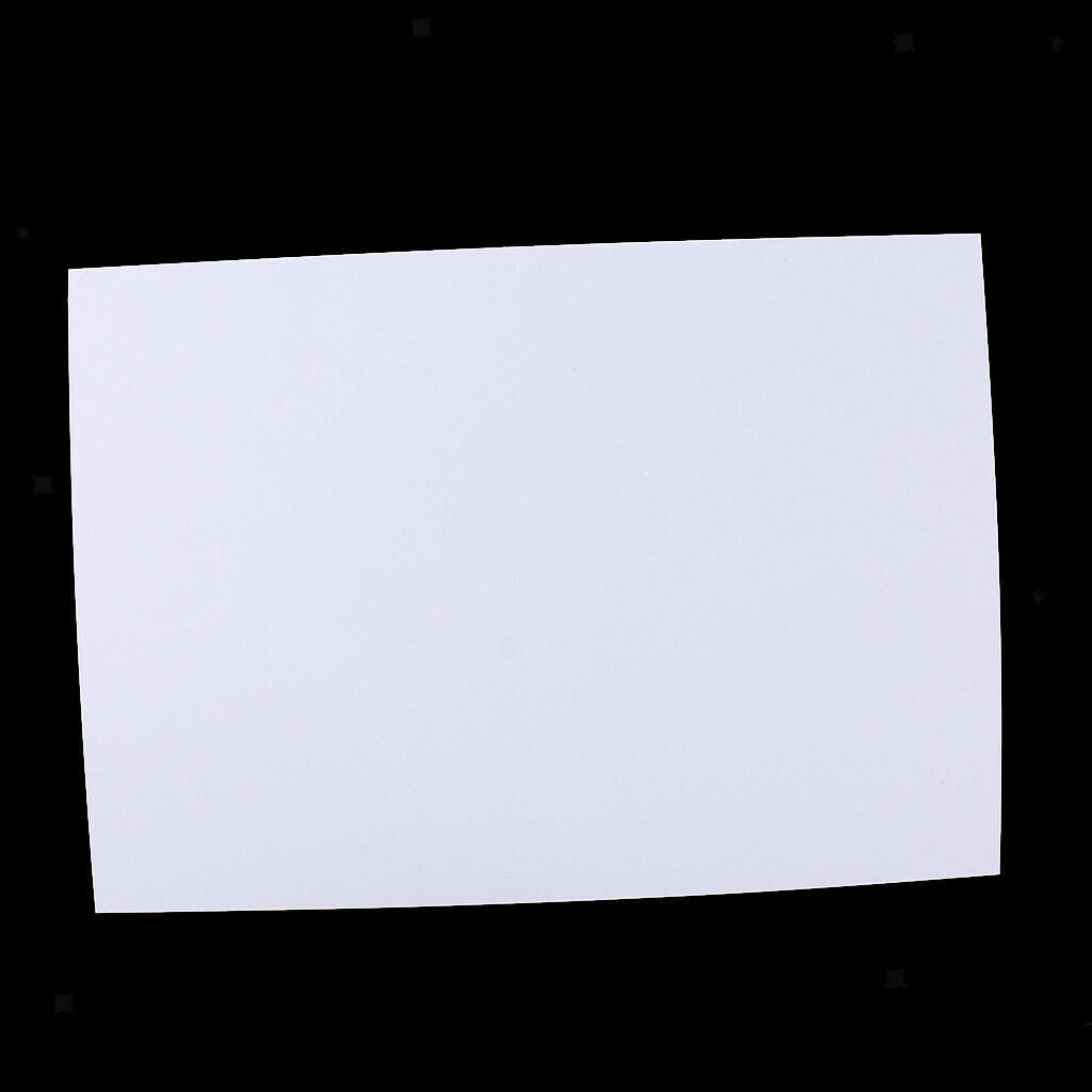 1Sheet White Shrink Sheets Shrinkable Flim Paper Handmade Keyrings Jewelry