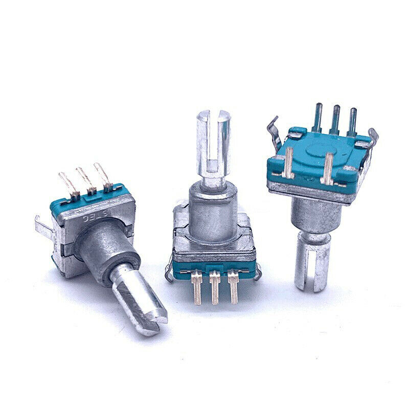 5pcs EC11 encoder with switch potentiometer shaft length 17MM 15 pulses