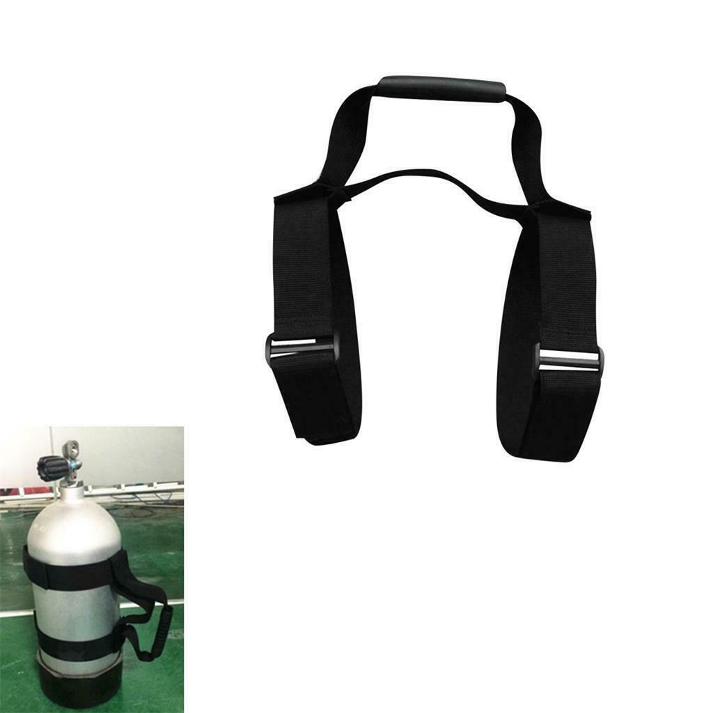 Heavy Duty Adjustable Scuba Diving Tank Air Cylinder Carry Strap with Handle