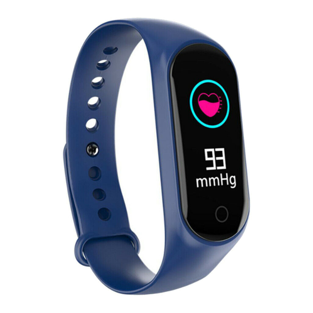 New M3S Intelligent Sports Ring Watchband Color Screen Bluetooth Blue