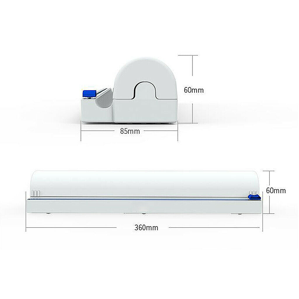 Punch-free Food Wrap Dispenser Cutter Foil Cling Film Wrap Dispenser Kitchen