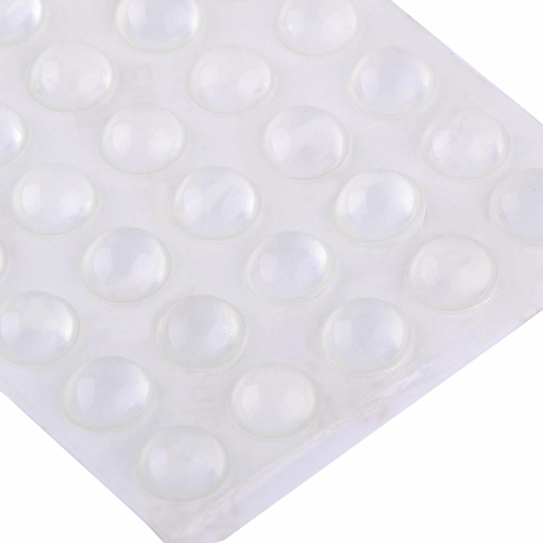 50pcs Buffer Pads Kitchen Door Domed Anti Slam Cabinet Cupboard Damper Cushion