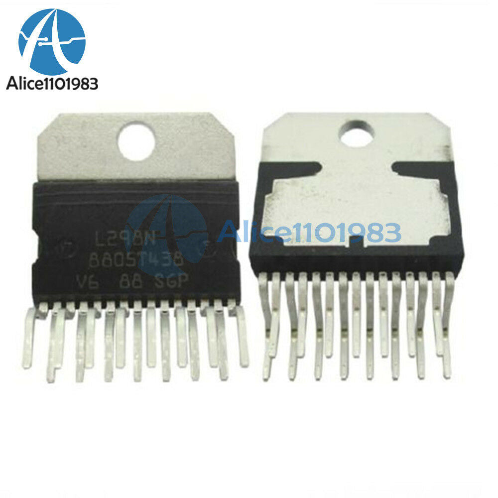 2PCS L298N ZIP-15 ST DUAL FULL BRIDGE MOTOR DRIVER IC