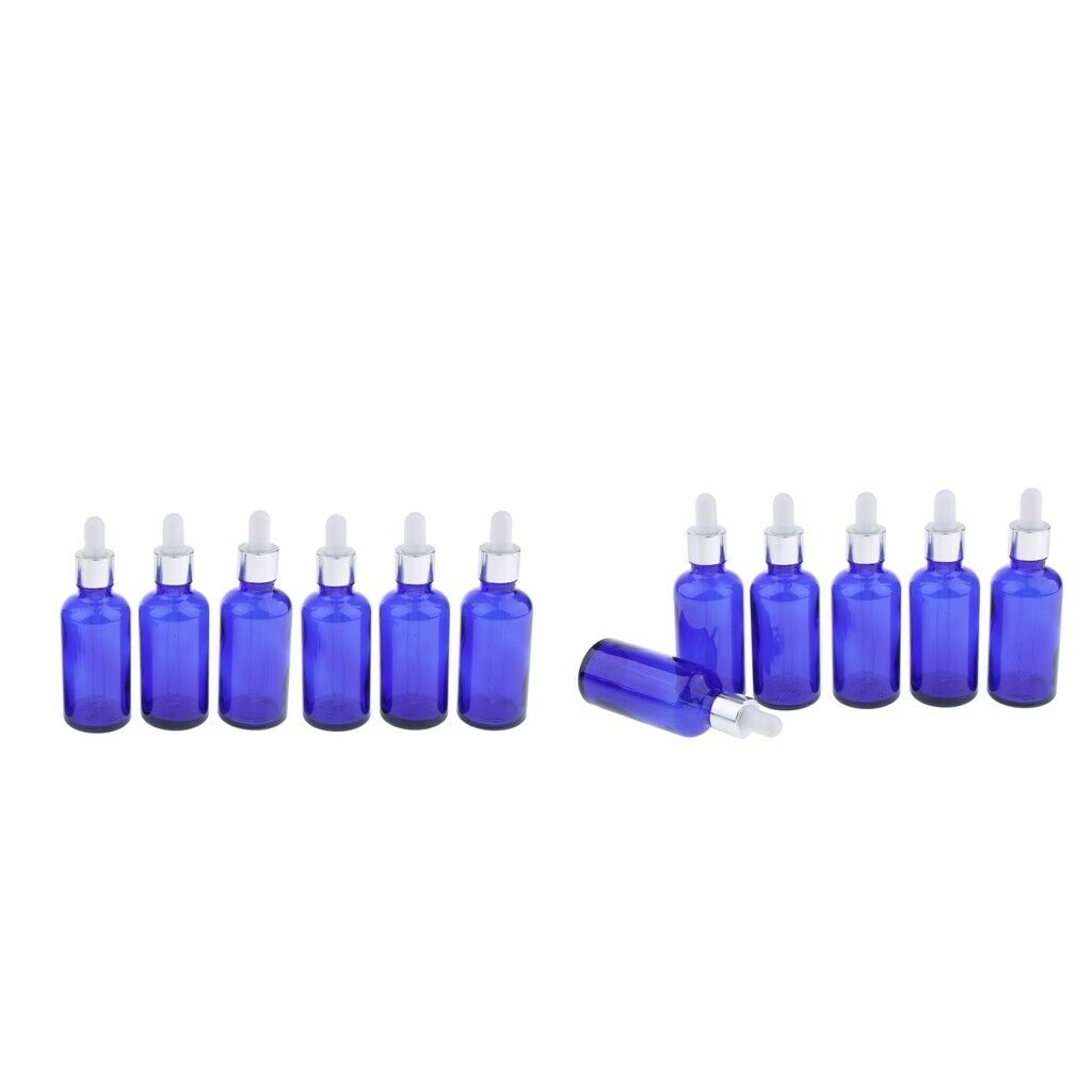 12 Pieces 30ml Essential Oil Dropper Bottles Boston Amber Bottle for Liquid