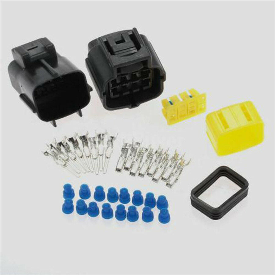 5 Sets 8 Pin Way Waterproof Wire Connector Plug Auto Sealed Electrical Car Truck