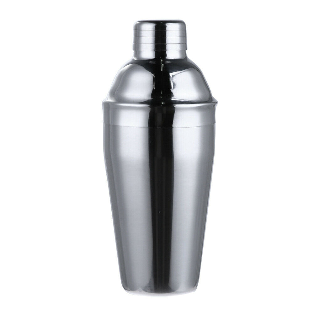 550ml Stainless Steel Cocktail Drink Shaker Mixer Party Bar Drink Mixer @