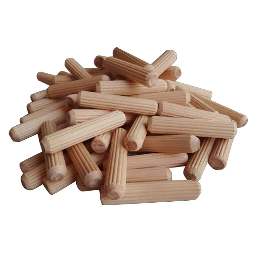 Set of 200 Wood Dowel Rods Dowels for DIY Woodworking Wood Craft Supplies