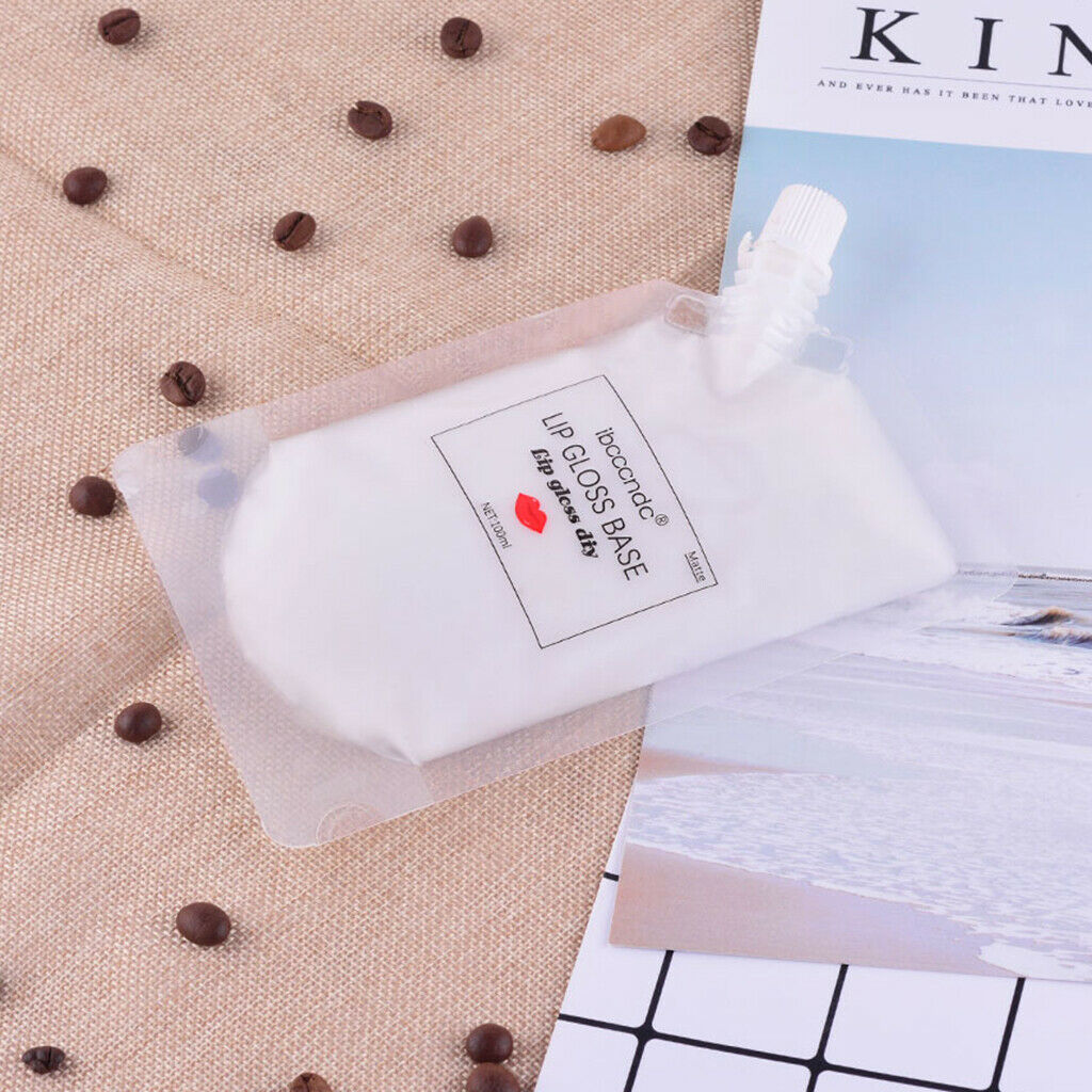 2 Pieces White Moisturizing Lip Gloss Lip Tint Making Base Essence Oil Handmade