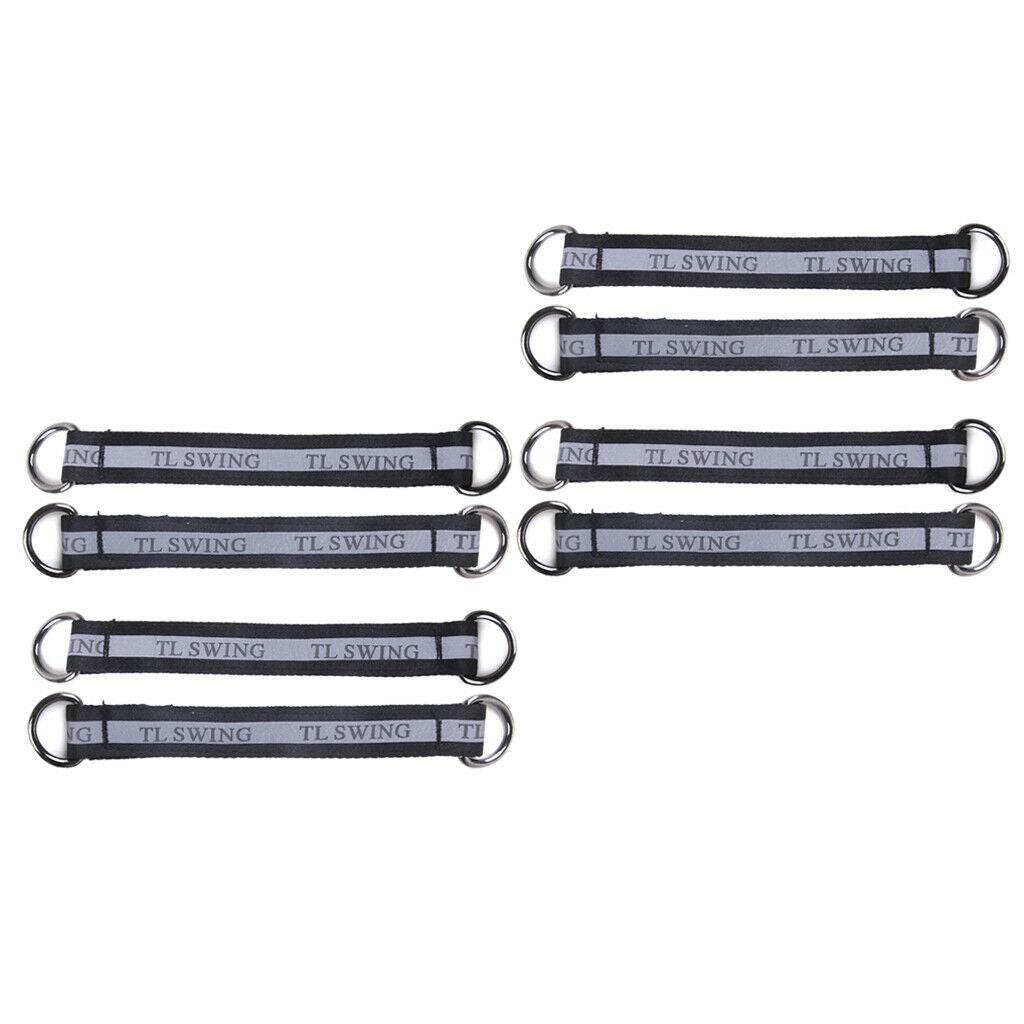 4 Pair Heavy Duty Hanging Straps Belt Fits For Swing Chair And Hammock 24cm