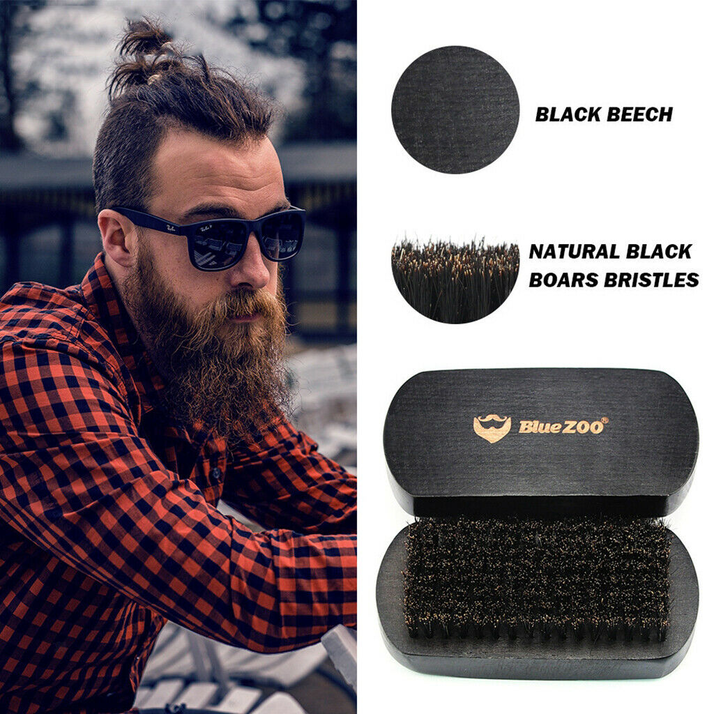 2 Set Mens Beard Grooming Kit with Comb Scissors Brush Set for husband