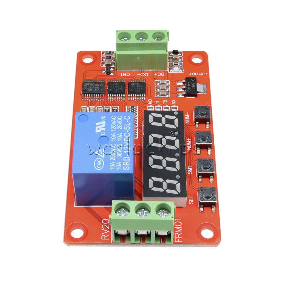 12V Relay Cycle Timer Module PLC Home Automation Delay Multifunction New